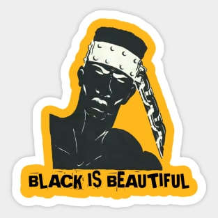 Black panther party t-shirt Sticker